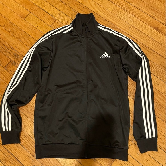Adidas Black Track Suit (pants + jacket) - Picture 1 of 2